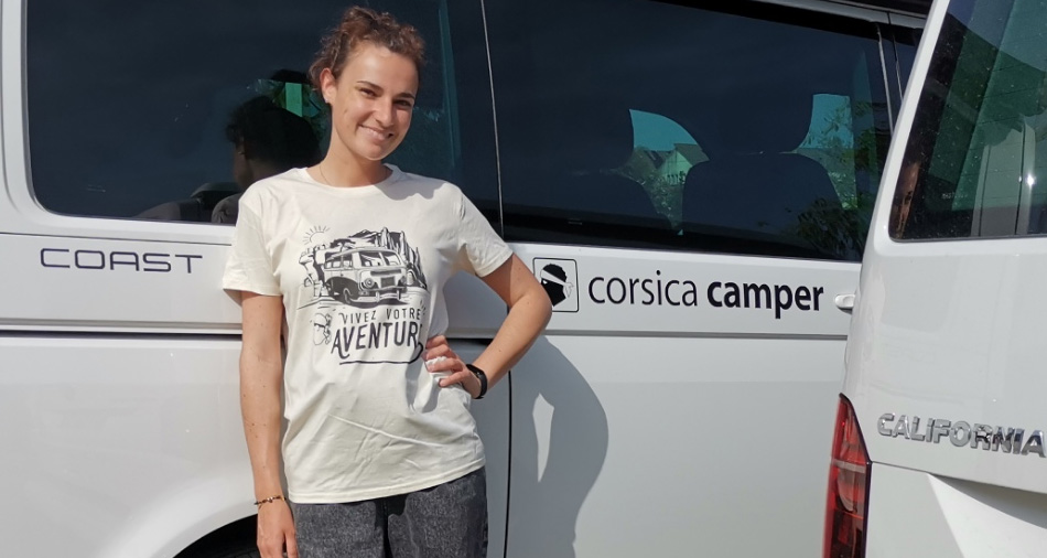 t-shirt Corsica Camper